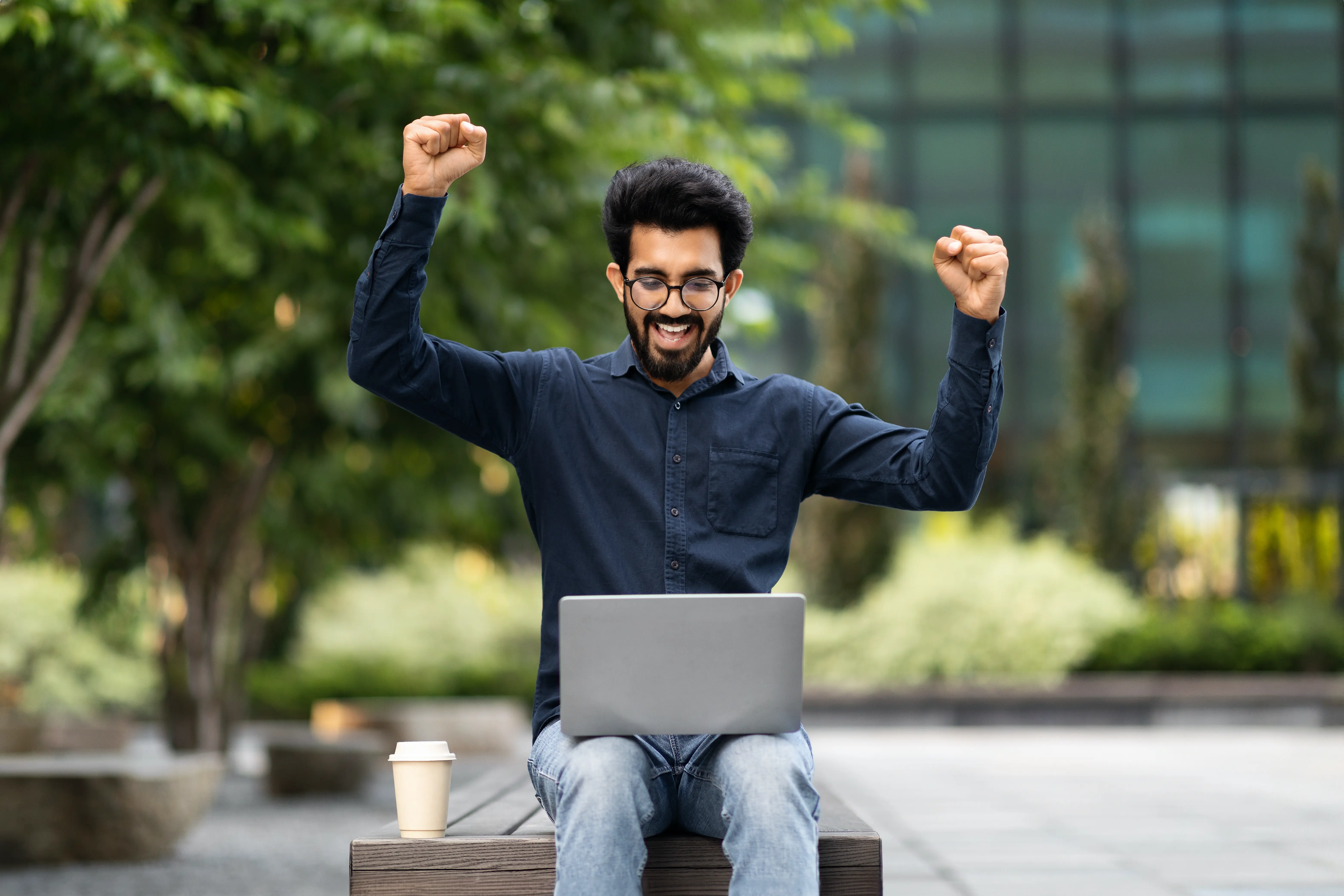 The young man gets job through skill upgrade from beXpert